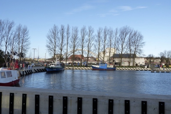 Otwarcie nowego basenu w porcie morskim w Kołobrzegu